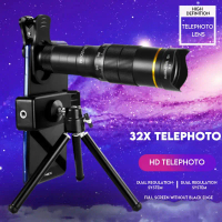 Ống kính 32X HD 4K | Lắp 3 giây, dùng mọi điện thoại Không cần máy ảnh chuyên nghiệp | Chụp từ xa vớ