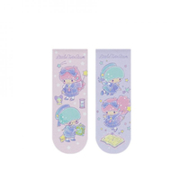 小禮堂 Sanrio 三麗鷗 雙子星 磁鐵書籤2入組 (粉紫水手服)