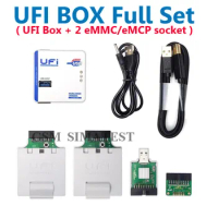 2023 original UFI Box full set / Ufi Box + UFI DONGLE + EMMC SOCKET Support FBGA 153/169/162/186/221/254 ful EMMC Service Tool