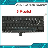 5Pcs/lot New Laptop A1278 German Keyboard for Macbook Pro 13" A1278 German DE Keyboard 2009-2012 Years