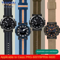Quick release Nylon Strap for Casio PROTREK PRW-6600 PRG-600YB PRG-650 GA2000 Men Sport Waterproof Canvas WatchBand Bracelet 24m