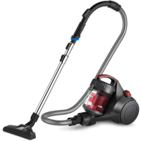 HAOYUNMA Bagless Canister Vacuum Cleaner, Lightweight Vac for Carpets and Hard Floors
