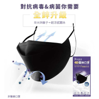 【KS 凱恩絲】KF94韓版4D立體透氣蠶絲口罩-成人專用款(鋅離子抗菌、抗病毒布料、通過SGS檢驗認證、100%專利蠶絲)