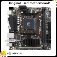 ITX MINI For B350I PRO AC Motherboard Socket AM4 For AMD B350 DDR4 USB3.0 SATA3 Original Desktop Used Mainboard