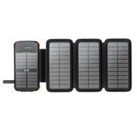 43800mAh Solar Power Bank 10W Fast Qi Wireless Charger for iPhone Samsung Huawei Xiaomi PD20W Fast Charging Powerbank with Cable