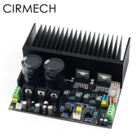 CIRMECH TDA7293 Stereo high power amplifier board OP07 DC servo 5534 independent operational amplifier Shen Jin PCB KIT 100W*2