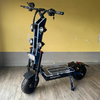 72V 8000w dual motor fast 120kmh range 120km with big central screen 72v 8000w folding electric scooters for adults