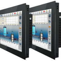 1000nits 15.6 17 18.5 21.5 23.6 24 27 32 43 inch capacitive touch screen lcd monitor all in one wall mount Industrial monitor pc