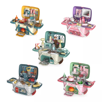 JoyNa 兒童玩具 5種手提玩具箱 廚房玩具 工具箱(扮家家酒 收納手提玩具箱)