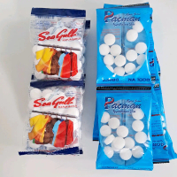 (12 sacet) Kapur Barus Seagull Pacman Renteng / Kamper Lemari anti jamur/Pengharum Kamar Mandi/Kapur