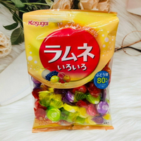 日本 Kasugai 春日井 綜合水果風味糖 80g 萊姆糖 水果糖 汽水糖 繽紛水果糖 蘋果味 葡萄味 草莓味 白桃味 檸檬味 哈密瓜味