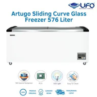 ARTUGO Sliding Curve Glass Freezer 576 Liter SH610P