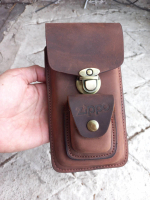 Bao Da Điện Thoại Kèm Zippo Đeo Thắt Lưng