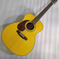 OM28 student guitar kid beginners lefty guitar 39" acoustic electric guitar left handed guitars OOO28EC