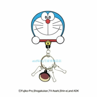 asdfkitty可愛家☆哆啦A夢大臉造型夾式鑰匙圈/裝飾品-日本正版商品
