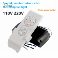 110V 220V Ceiling Fan Light Lamp Switch Timer Wireless Remote Control Receiver 30 Meter Distance Remote Switch Speed Controller