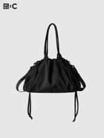 UNIQLO Tas Serut Drawstring Bag Water-Repellent BLACK