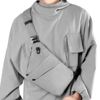 Sling Crossbody Bag For Men Shoulder Backpack Chest Bag Sling Chest Crossbody Bag Portable Waterproof Large Capacity For Camping