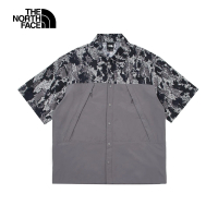 【The North Face】北面UE男款灰色防潑水舒適透氣短袖襯衫｜88630UZ