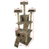 Big scratching furniture cando post tower trees house for kittens