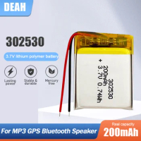 303035 033035 3.7V 350mAh Lithium Polymer Li-Po Li ion Rechargeable Battery For MP3 MP4 GPS DVD Bluetooth Speaker Smart Watch