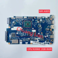 CG420 NM-A805 For IdeaPad 110-14IBR Lenovo Laptop Motherboard With CPU N3060 2G 4G RAM FRU 5B20L77415 100% Fully Tested