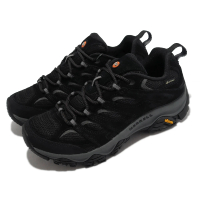 MERRELL 登山鞋 Moab 3 GTX 女鞋 黑 灰 防水 Vibram 戶外 Gore-Tex 支撐 避震(ML036320)