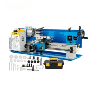 Metal Lathe Machine 7"x14" 180x350mm 7"x12" 180x300mm Variable Speed for Metal Turning Drilling Threading Woodworking