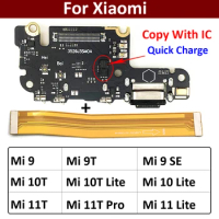 New USB Charge Port Jack Dock Connector Charging Board Main Flex Cable For Xiaomi Mi 8 9 9T se 10 10T 11 11T Pro Lite 5G 9Se