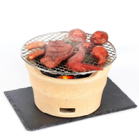 港式火鍋打邊爐家用老式木炭燒烤爐烤串小碳爐商用烤肉爐陶土泥爐