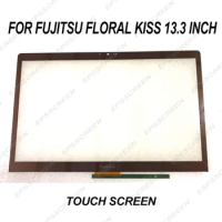 new replacement 13.3 touch panel for Fujitsu Floral Kiss lifebook screen digitizer display front glass screen women laptop