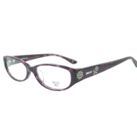 【ANNA SUI 安娜蘇】立體多層次造型光學眼鏡-黯紅(AS606-270)