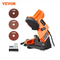 VEVOR Electric Chainsaw Sharpener 140W Saw Blade Sharpener 5700RPM Professional Bench Chain Sharpening Tool with Grinding Wheels
