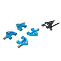 4Pcs Metal Lower Swing Arms For Wltoys 284131 K969 K979 K989 K999 P929 P939 1/28 RC Car Upgrade Parts