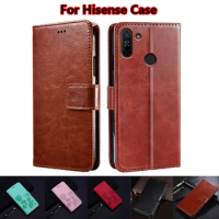 Funda Movila Para Hisense V40S Case Luxury Leather Flip Phone Holster for Hisense V40 HLTE229E on Etui Hisense V40i V40 s i Etui