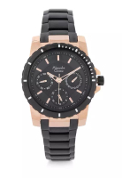 Alexandre Christie Alexandre Christie Jam Tangan Wanita - Silver Black - Stainless Steel - 6141 BFBB