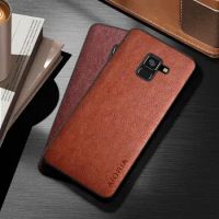 Case for Samsung Galaxy A8 2018 Plus 2018 A530 A730 coque luxury Vintage Leather skin cover for samsung a8 2018 case funda capa