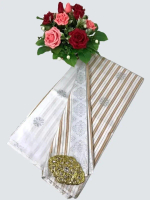 Songket Republik Songket Bunga Tabur Jalur Kain Pasang Tenun Asli Songket wanita kain pasang songket