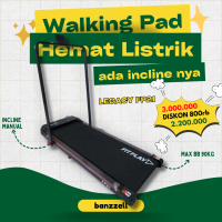 Treadmill 2 in 1 Compact Walking Pad – Running & Walking Mode, Magnetic Remote, Manual Incline