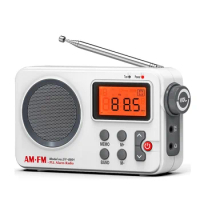 Small AM FM Portable Radio Shortwave Receiver Retro AM FM Portable Radio