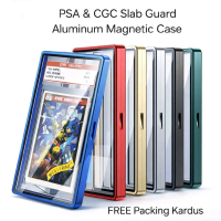 PSA CGC SLAB GUARD ALUMINUM CASE PREMIUM WITH MAGNETIC LOCK GRADED PROTECTOR CARD POKEMON ONE PIECE 