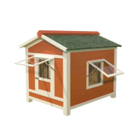 Luxury Villa Solid Wood Dog House Home Dog House Outdoor Wooden