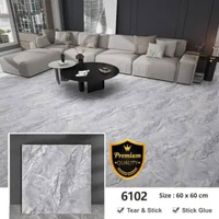 Vinyl Lantai Marbel Lantai Marmer PVC 60 x 60 cm Sticker Lantai Marmer floor Vinyl No.6102
