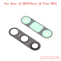 10pcs/lot For Samsung Galaxy Note 10 N970 / Note 10+ Plus N975 Back Camera Lens Glass Cover + Adhesive Sticker