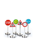 โมเดลรถเหล็กสะสมซิกุ Road Signs สีแพลทินัม