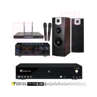 【金嗓】CPX-900 K2R+DSP-A1II+SR-889PRO+SUGAR SK-500V(4TB點歌機+擴大機+無線麥克風+喇叭)