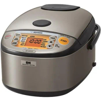 Zojirushi NP-HCC18XH Induction Heating System Rice Cooker and Warmer, 1.8 L, Stainless Dark Gray USA