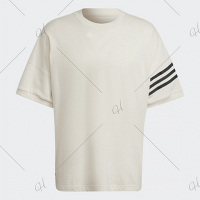 adidas 愛迪達 上衣 男款 短袖上衣 運動 三葉草 國際碼 NEW C TEE 白 HM1874