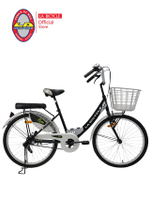 จักรยานแม่บ้าน รุ่น CITY RIDE 24 นิ้ว สีดำ