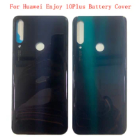 Battery Case Cover Rear Door Housing Back Case For Huawei Enjoy 10 Plus STK-AL00 Battery Cover with Logo Replacement Parts